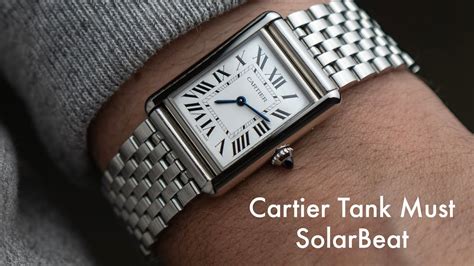 cartier tank must solarbeat large